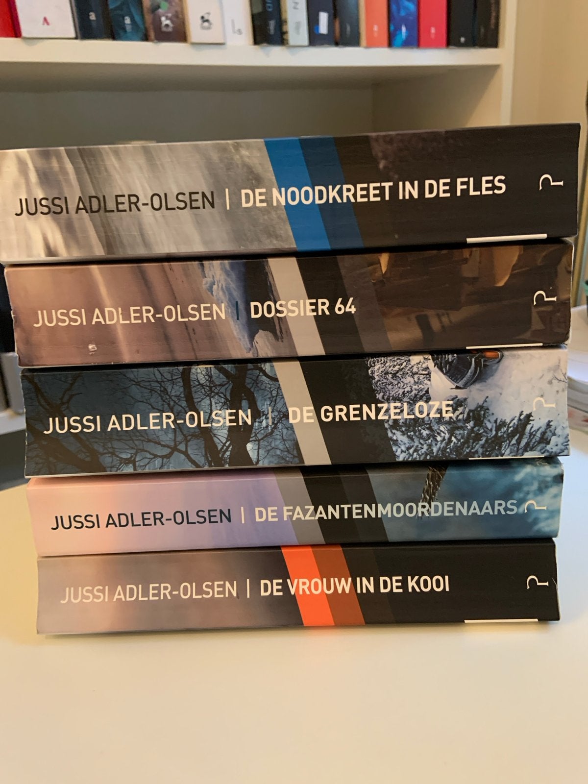 Jussi Adler-Olsen: Q-serie (5 boeken), Ophalen of Verzenden, Zo goed als nieuw