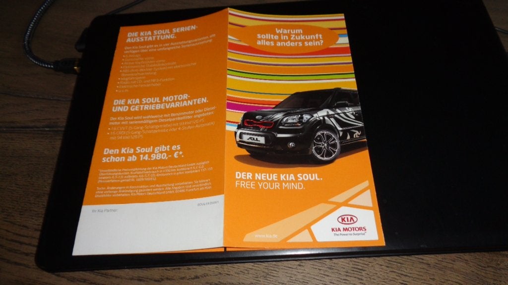 Folder  KIA  SOUL  ,  2009, Verzenden, Nieuw, Overige merken