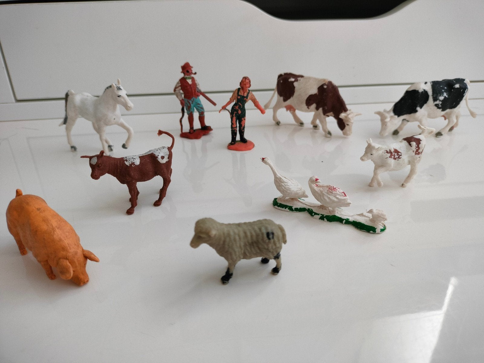 vintage Britain s Herald plastic boerderij figuren, Ophalen of Verzenden, Gebruikt