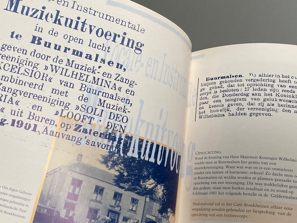 100 Jaar Fanfare Wilhelmina Buurmalsen, Ophalen of Verzenden, 20e eeuw of later, Zo goed als nieuw