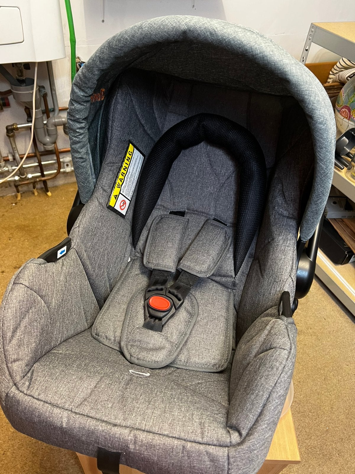 Baninni kinderwagen 3 in 1 Ayo Inspire - grijs groen - NIEUW, Nieuw, Combiwagen, Verstelbare duwstang, Ophalen