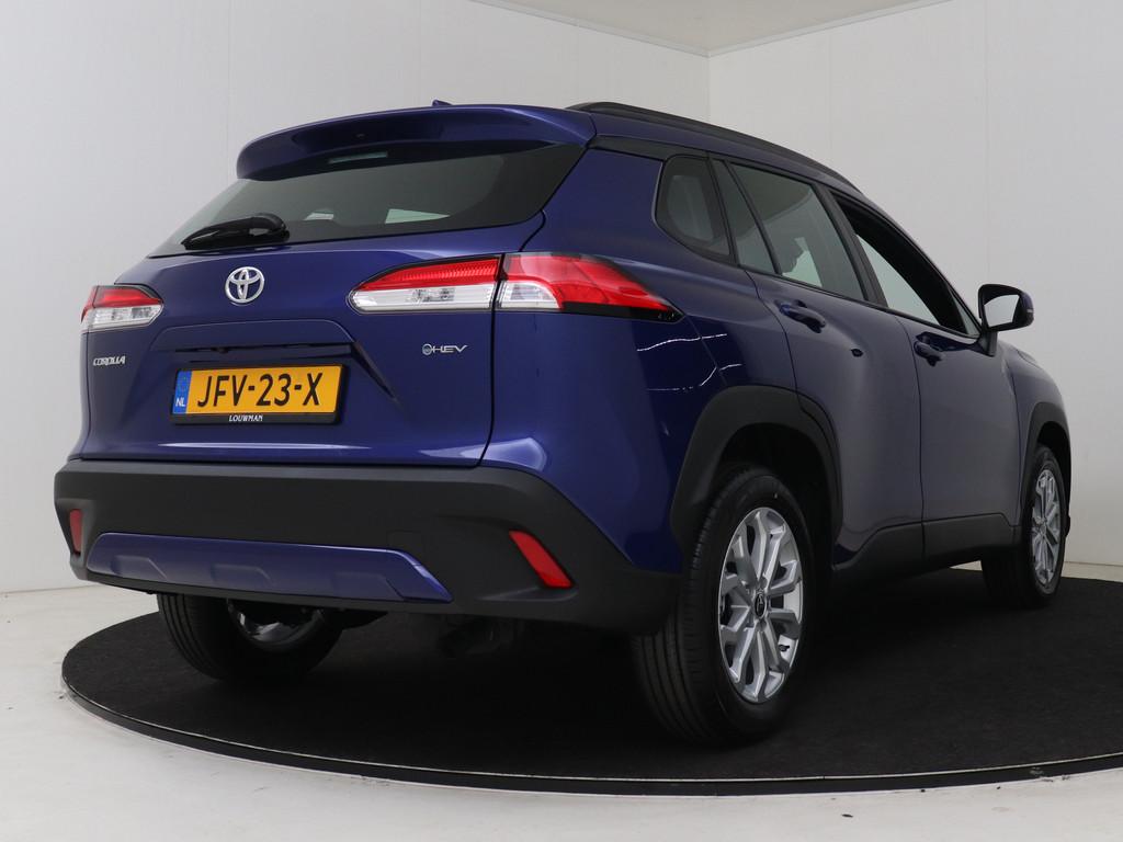 Toyota Corolla Cross Hybrid 140 Active (bj 2025, automaat), Auto's, Toyota, 12 maanden, Stof, Blauw, Origineel Nederlands