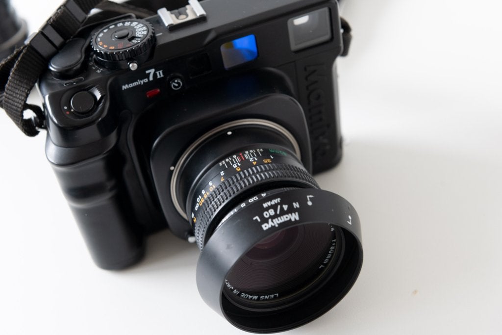 Mamiya 7 II + 80mm + 65mm!, Ophalen of Verzenden, Zo goed als nieuw, Spiegelreflex, Overige Merken