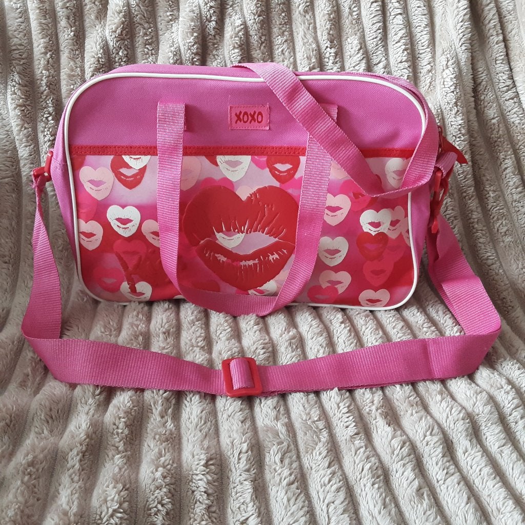 Meisjes  roze schooltas XOXO, Ophalen, Roze, Schoudertas, 30 tot 40 cm