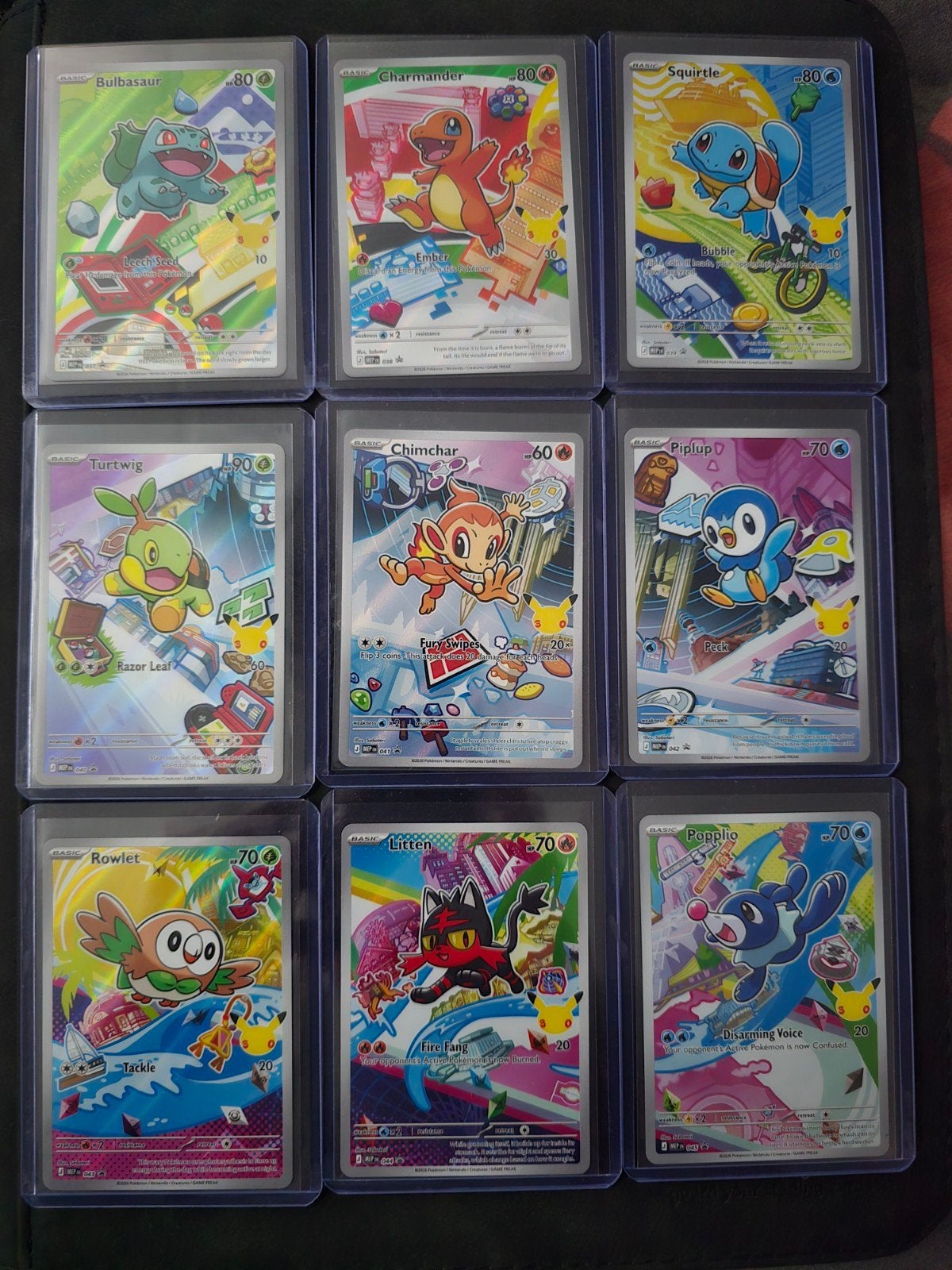 Pokémon Celebrations First Partner Pack Serie 1 Compleet, Hobby en Vrije tijd, Verzamelkaartspellen | Pokémon, Ophalen of Verzenden