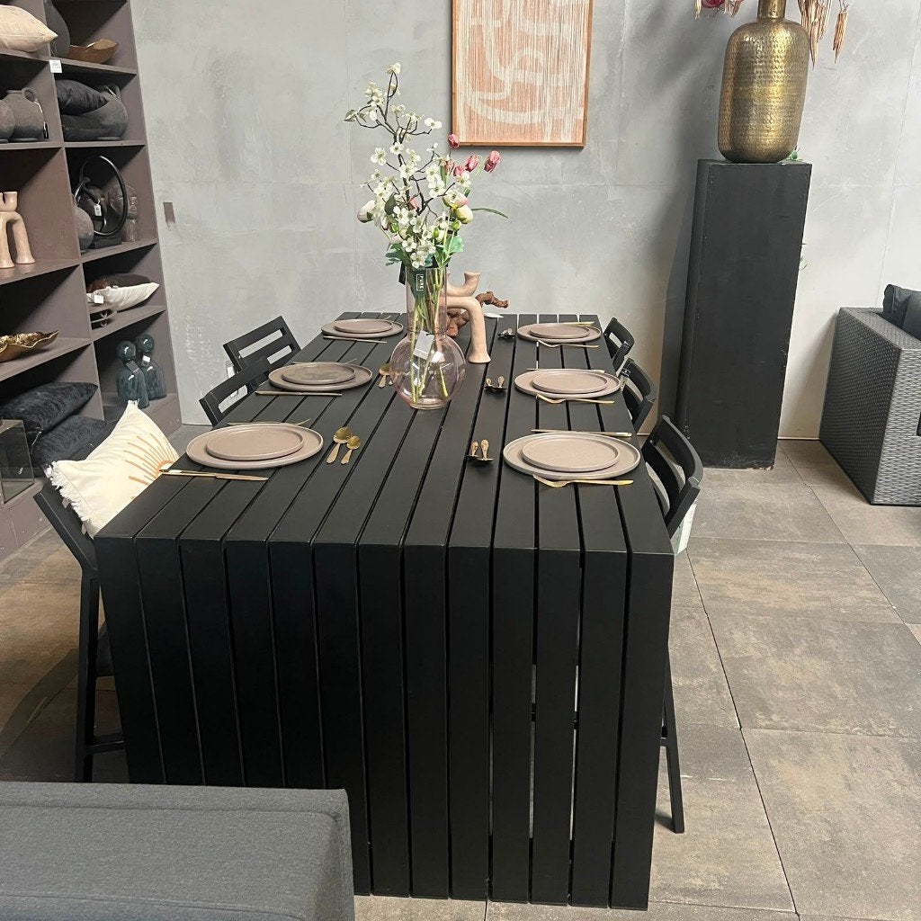 Blaze Tuinset | Showroommodel, Ophalen, Gebruikt, 6 zitplaatsen, Aluminium