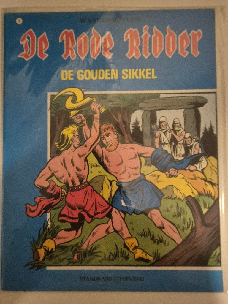 De rode ridder, Eén stripboek, Ophalen, Gelezen, Willy Vandersteen