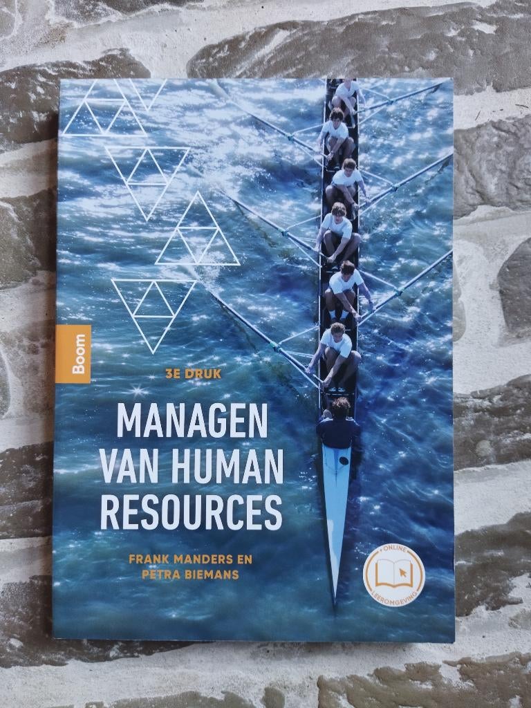 Nieuw: Managen Van Human Resources, Boeken, Studieboeken en Cursussen, Nieuw, Alpha, Frank Manders, Petra Biemans, HBO