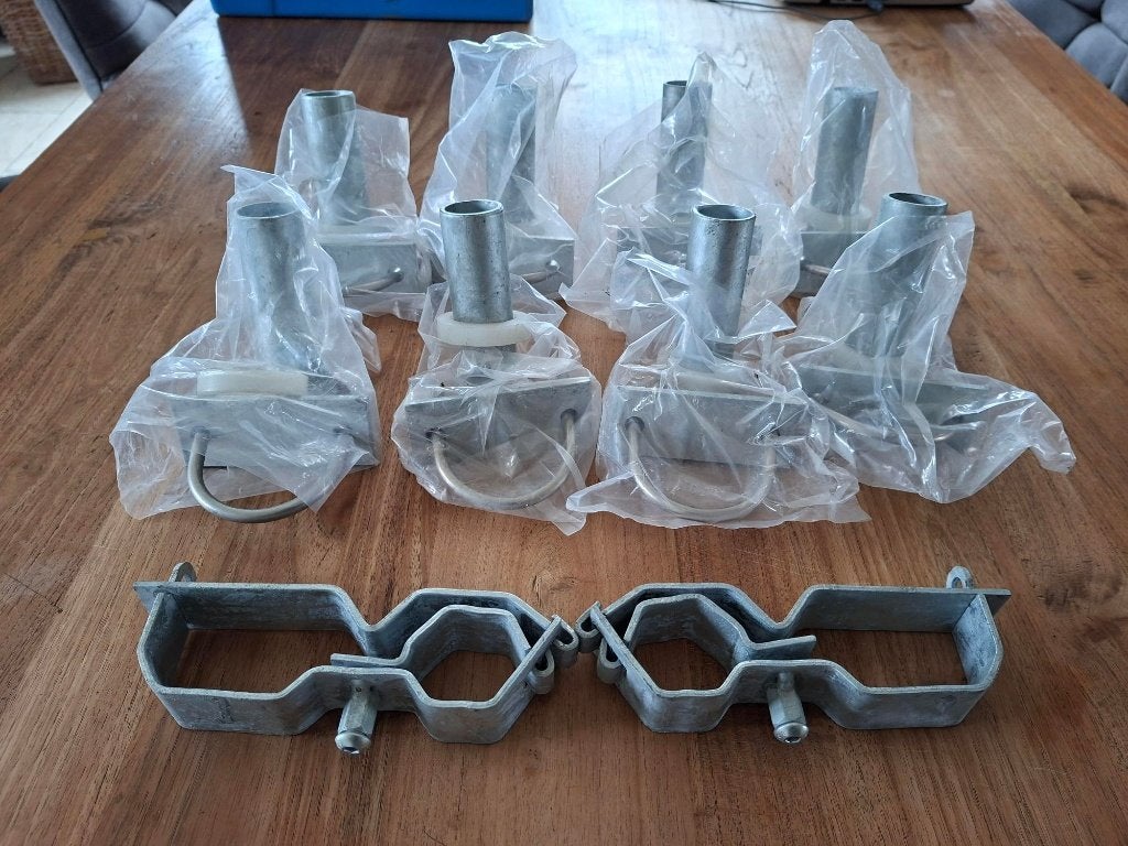 Nieuwe stropscharnieren/ bouwhekscharnieren, ongebruikt!, Ophalen of Verzenden, Nieuw