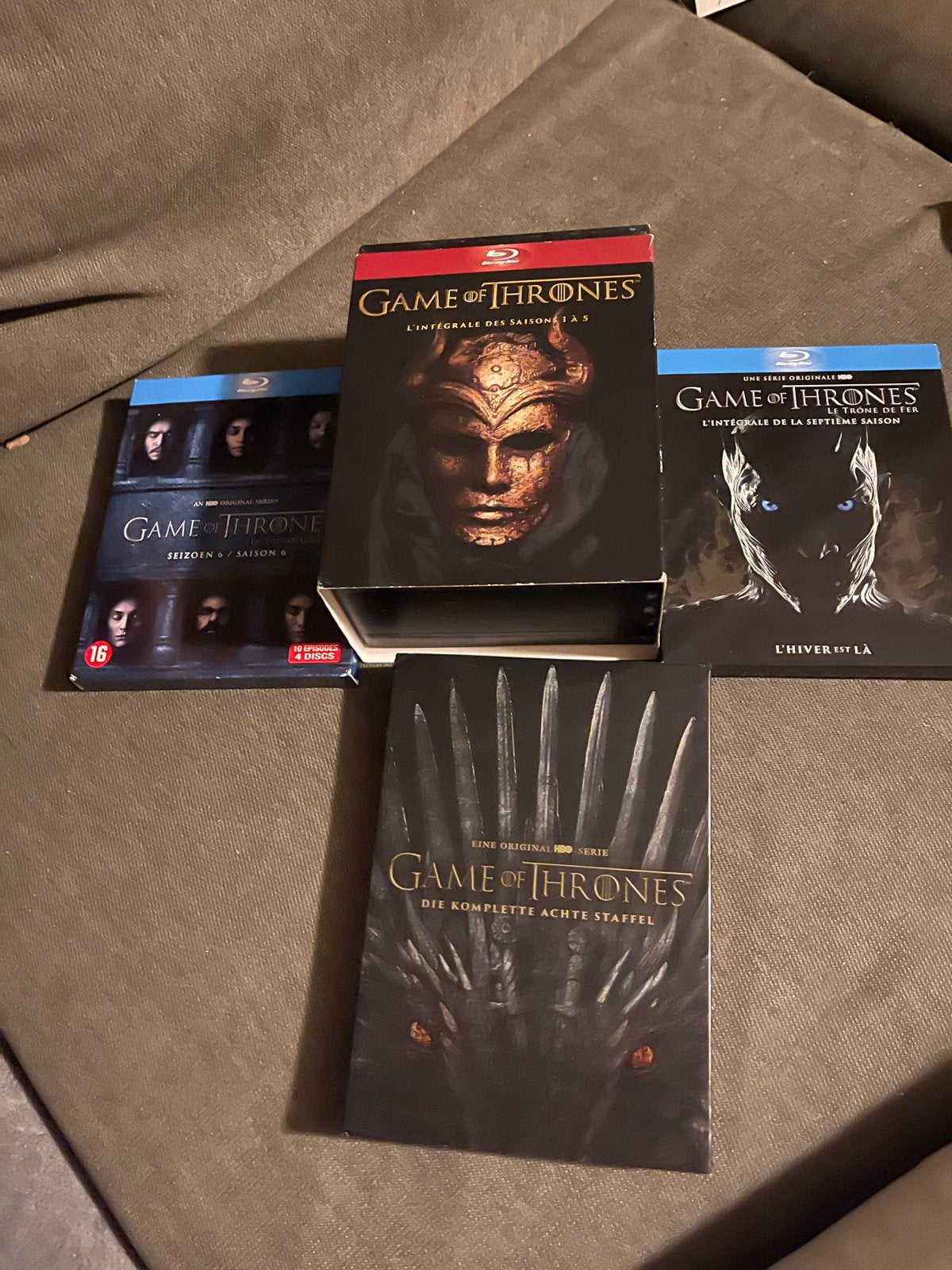 Game of Thrones dvd/Blu-ray Boxset - Seizoenen 1-8, Cd's en Dvd's, Vanaf 16 jaar, Nederlands, Science Fiction en Fantasy, Ophalen of Verzenden
