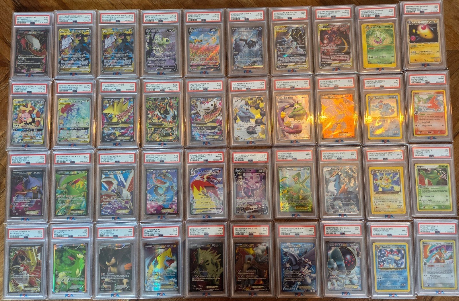 Grote collectie PSA 9 en 10 Graded Pokémon kaarten., Ophalen of Verzenden, Zo goed als nieuw, Meerdere kaarten, Foil