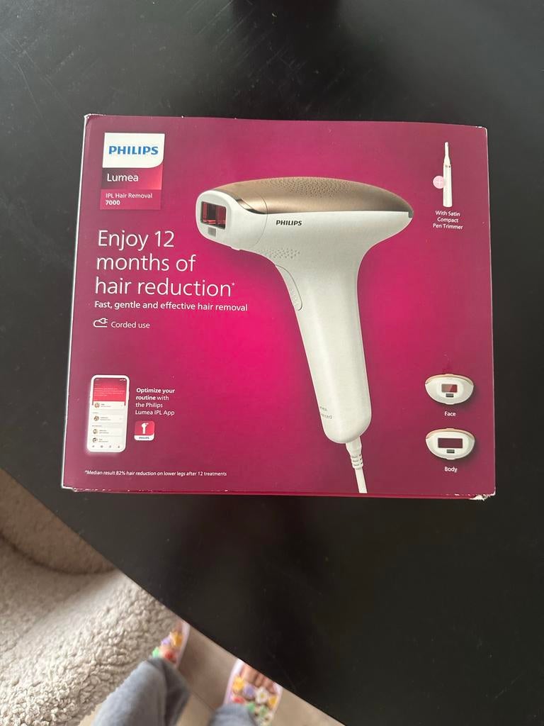 Philips Lumea IPL Hair Removal 7000 - Zo goed als nieuw, Ophalen of Verzenden, Zo goed als nieuw, Scheren en Epileren