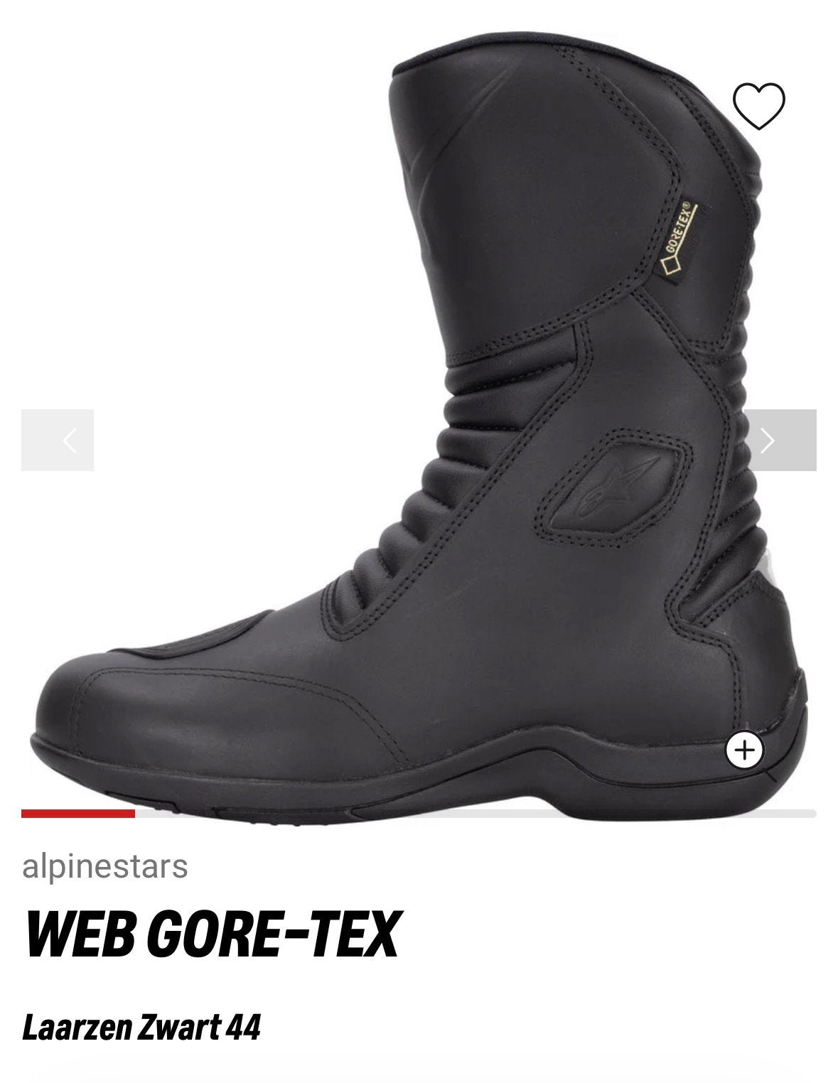 Weinig gebruikte Alpinestars motorrijlaars maat 44, Ophalen, Tweedehands, Laarzen
