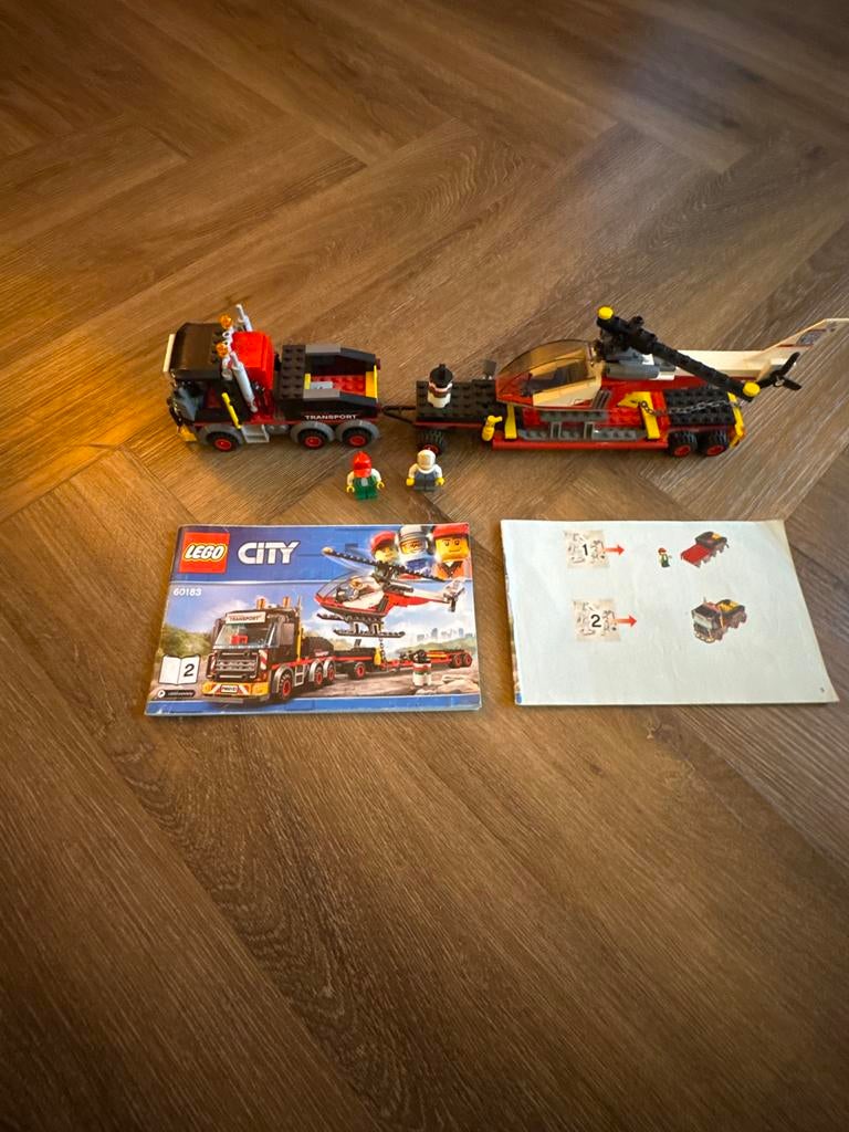 Lego City 60183 Zwaar Transport, Ophalen of Verzenden, Gebruikt, Complete set, Lego