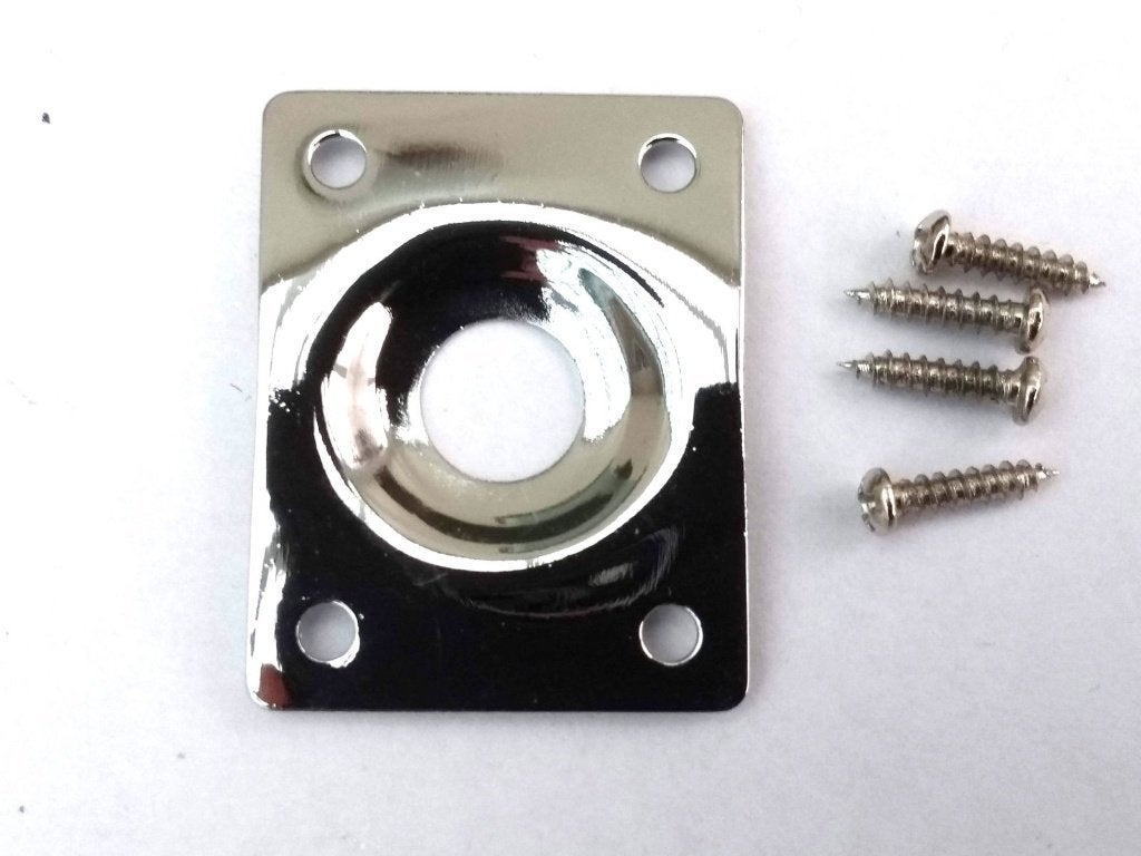 Telecaster Jack Plate met schroeven, Ophalen of Verzenden, Nieuw, Elektrische gitaar