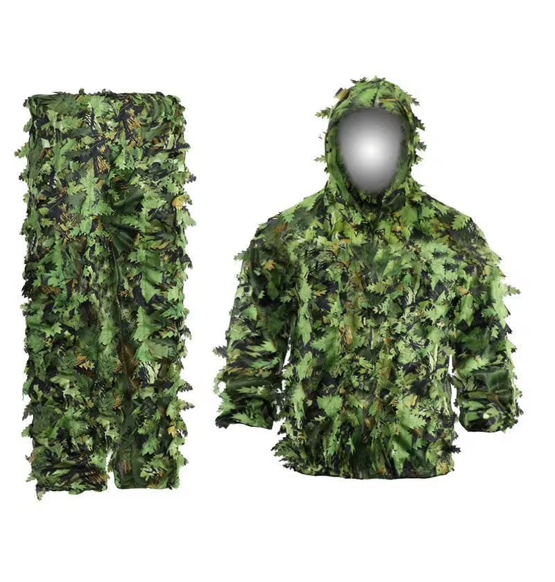 Camouflage pak bladeren heren leger militaire oorlog kleding, Verzenden, Nieuw