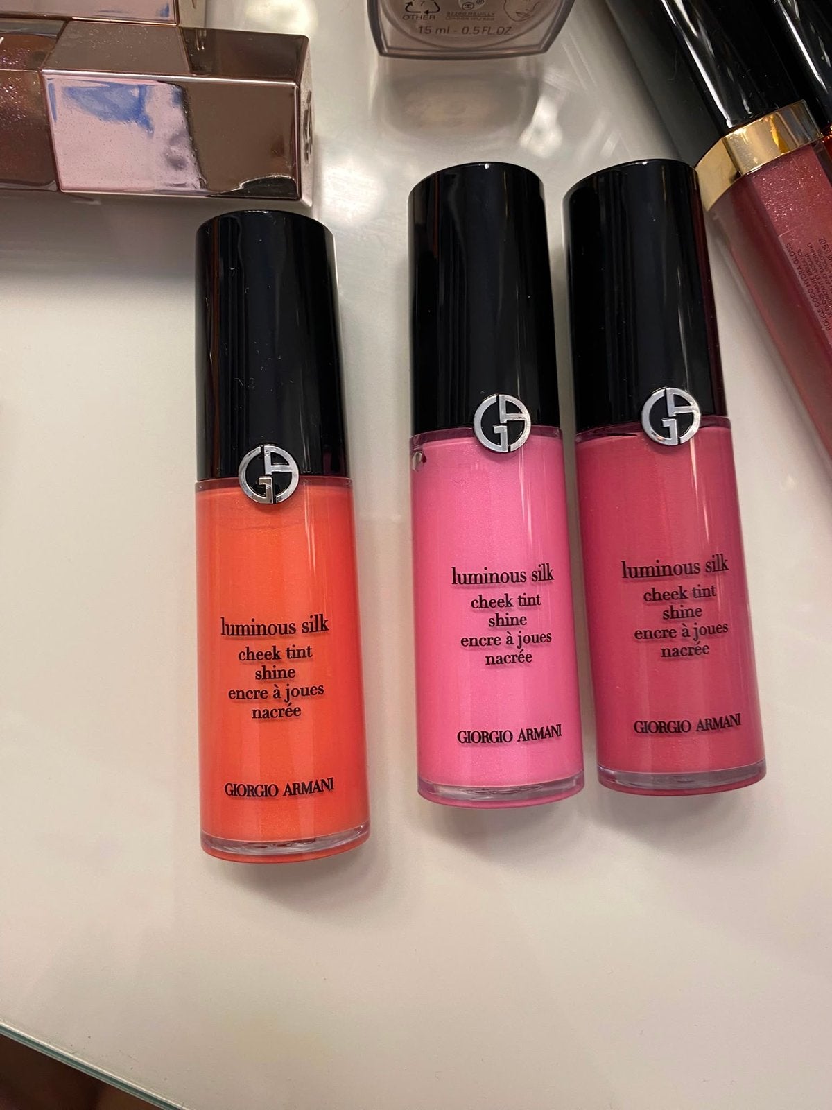 Giorgio Armani Luminous Silk Cheek Tint Shine - Diverse kleu, Wangen, Nieuw, Ophalen of Verzenden, Make-up