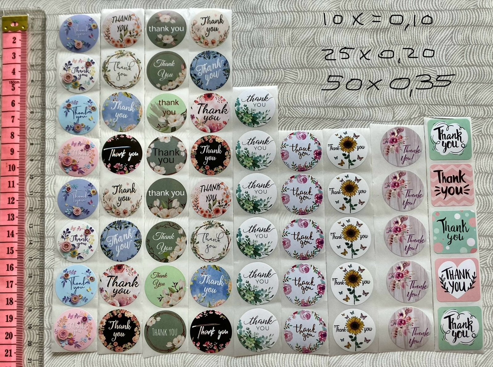 Stickers sluitstickers gaan per 10 25 of 50, Ophalen of Verzenden, Nieuw, Meerdere stickers