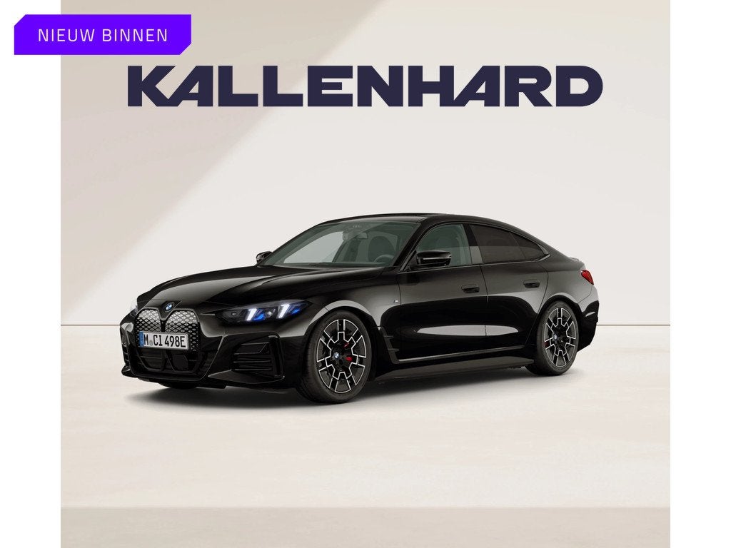 BMW i4 xDrive40 M-Sport Pro - Dak - Memory - Trekhaak - Driv, Auto's, BMW, Gebruikt, Zwart, Leder, 1600 kg