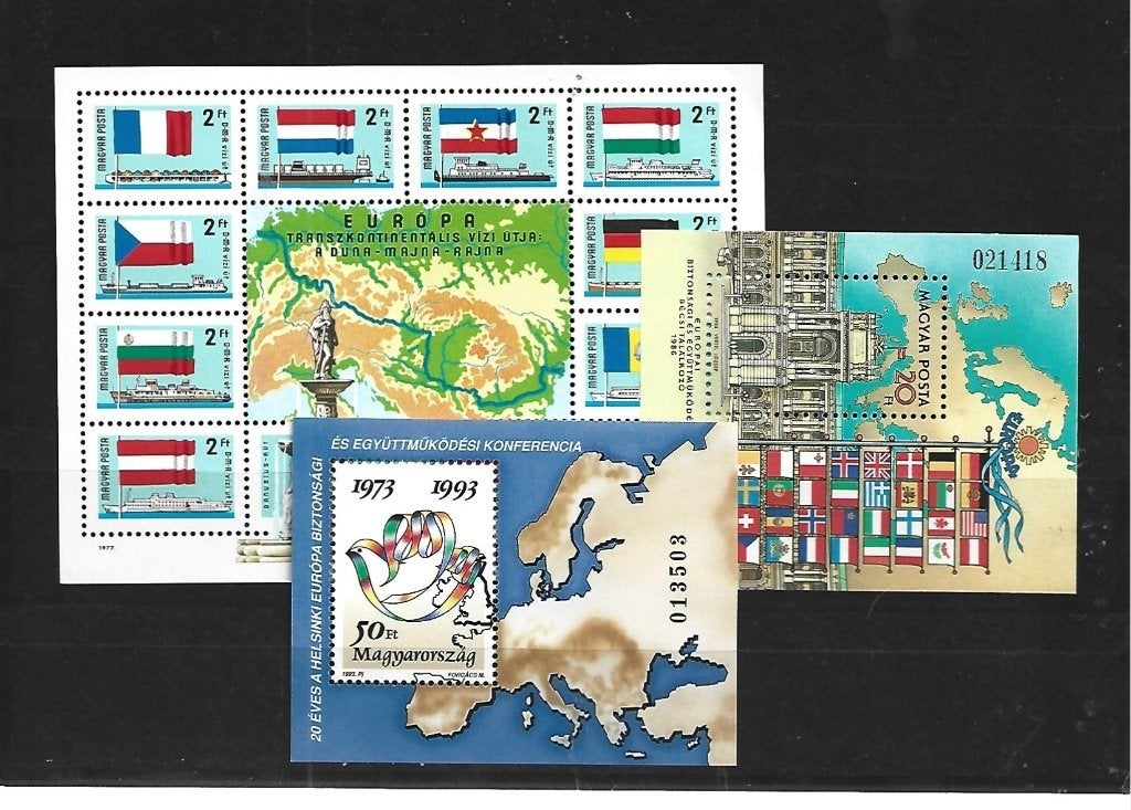 NR 709 HONGARIJE 3 BLOKKEN POSTFRIS, Postzegels en Munten, Postzegels | Europa | Hongarije, Verzenden, Postfris