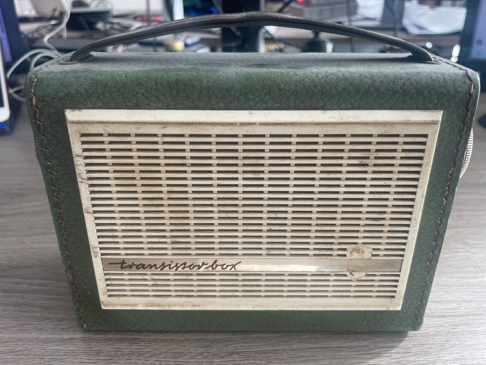 Vintage Transistor Box 201 Radio - Made in W-Germany, Ophalen of Verzenden, Gebruikt, Transistorradio