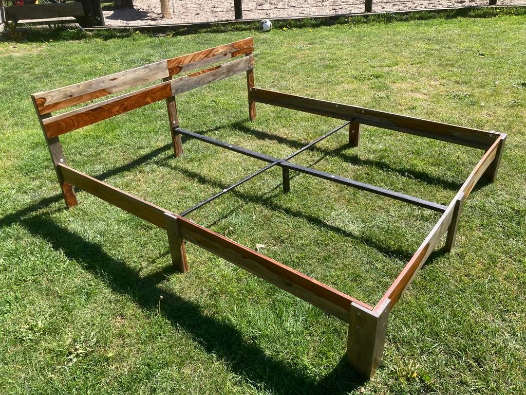 Bedframe 180 x 200, Ophalen, Tweepersoons, Zo goed als nieuw, 180 cm
