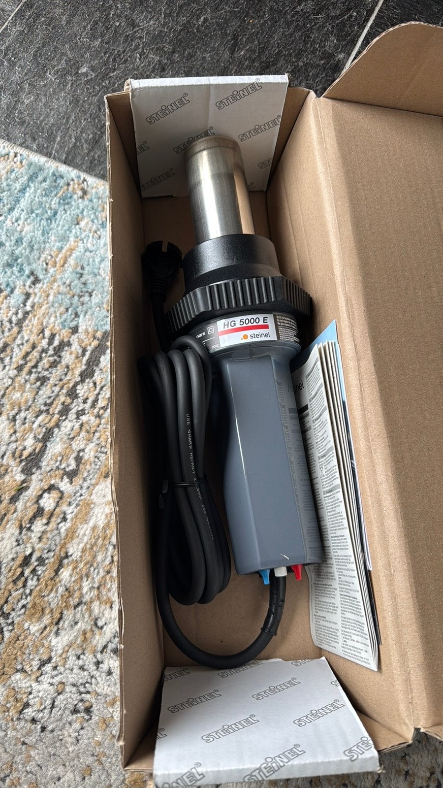 Steinel hete luchtpistool hg 500 E, Ophalen of Verzenden, Nieuw