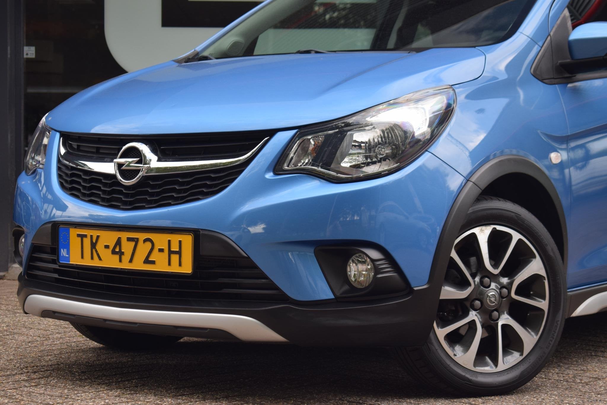 Opel KARL 1.0 Rocks Online Edition Automaat |CRUISE|NAVI|, 839 kg, Stof, Gebruikt, Blauw