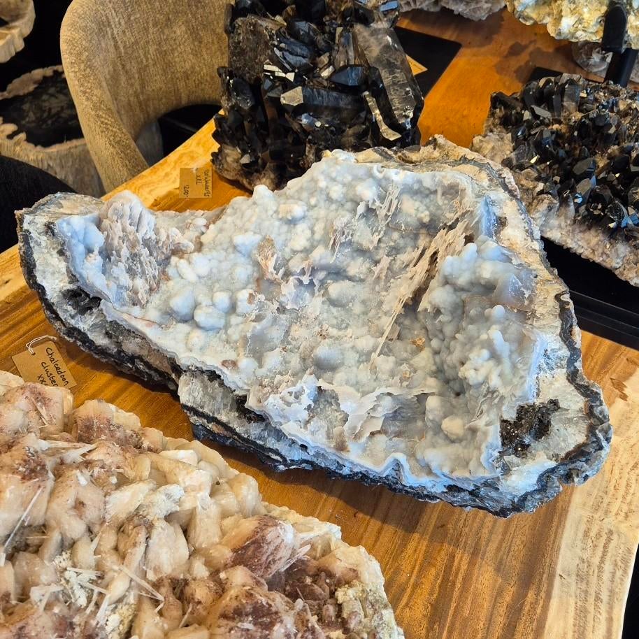 Chalcedoon cluster XXL, Verzamelen, Mineralen en Fossielen, Ophalen of Verzenden