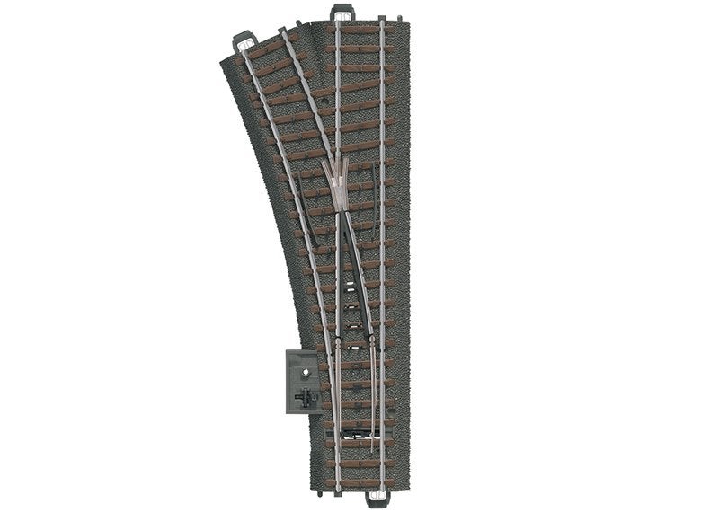 Märklin 24611 wissel links   2 stuks, Wisselstroom, Verzenden, Rails, Zo goed als nieuw