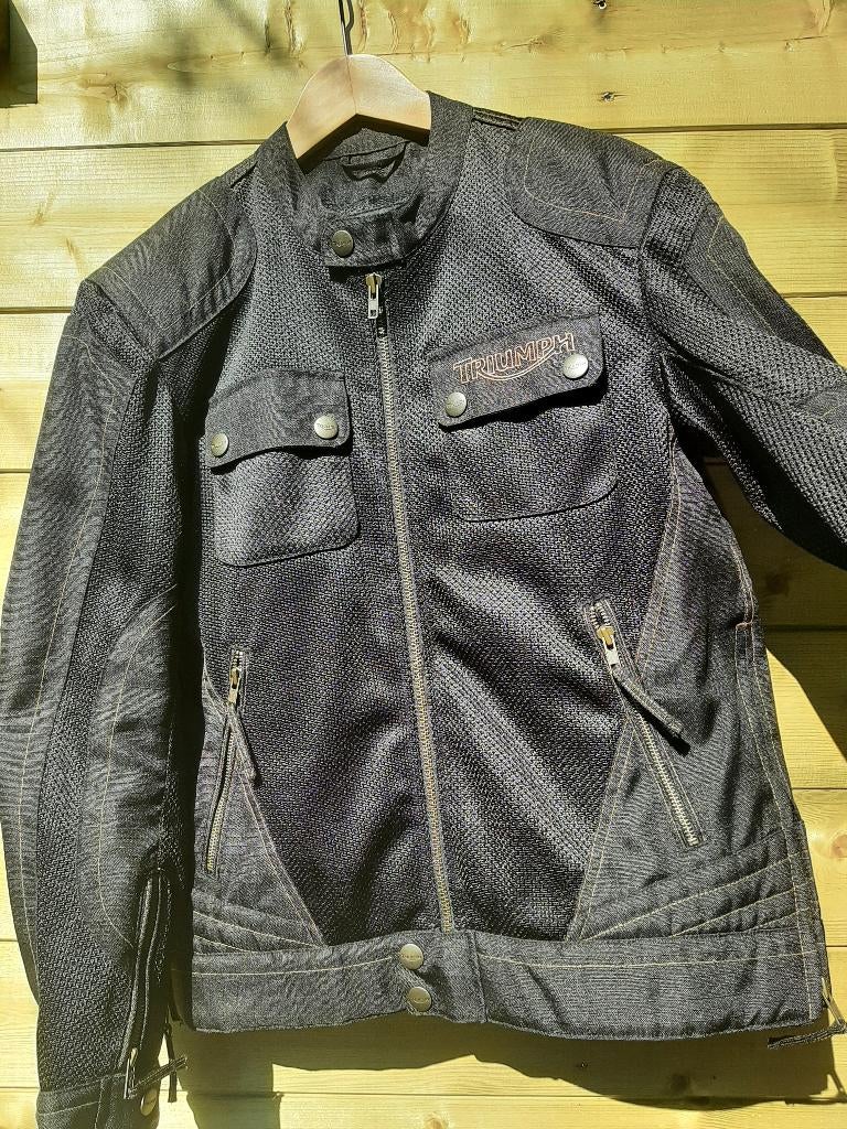 Triumph zomerjas Mesh doorwaai, Motoren, Kleding | Motorkleding, Ophalen, Tweedehands, Heren, Jas | textiel