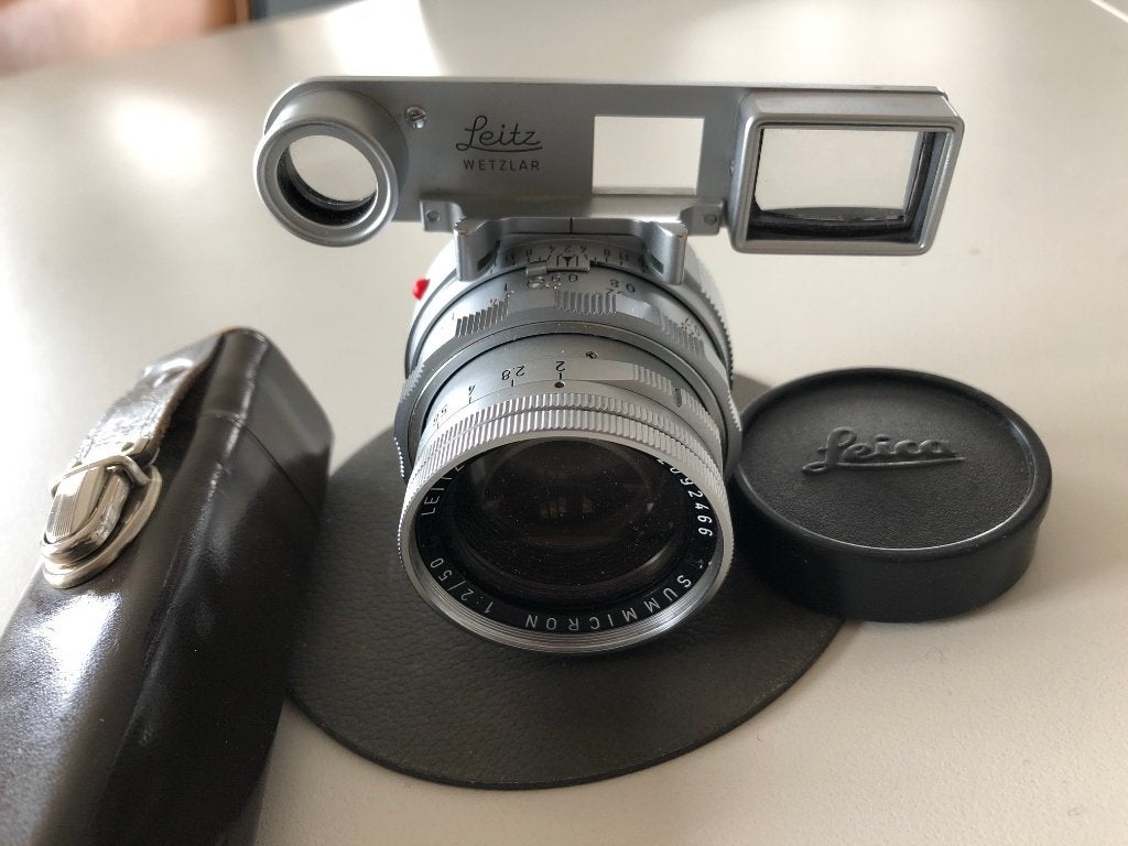 Leica Leitz Summicron DR 50mm (recente CLA), Audio, Tv en Foto, Fotografie | Lenzen en Objectieven, Ophalen, Standaardlens