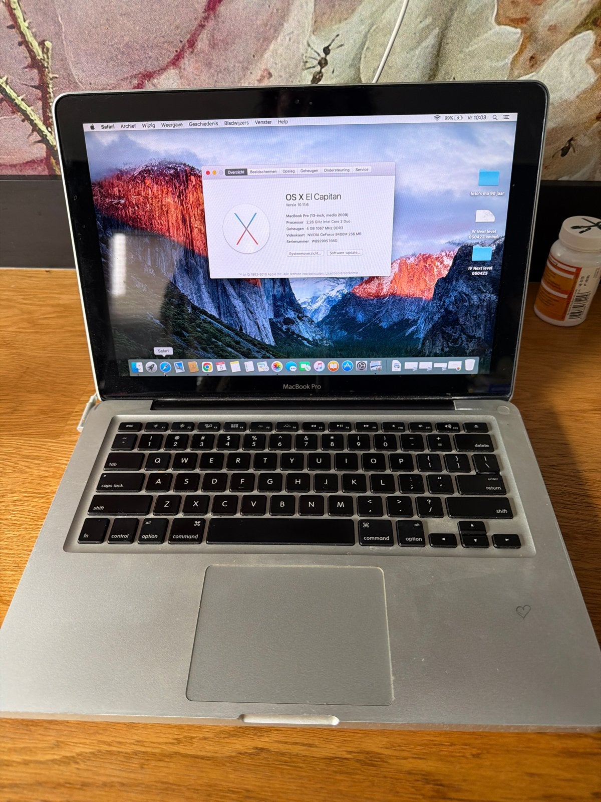 MacBook Pro 13 inch, Gebruikt, 2 tot 3 Ghz, Qwerty, 13 inch