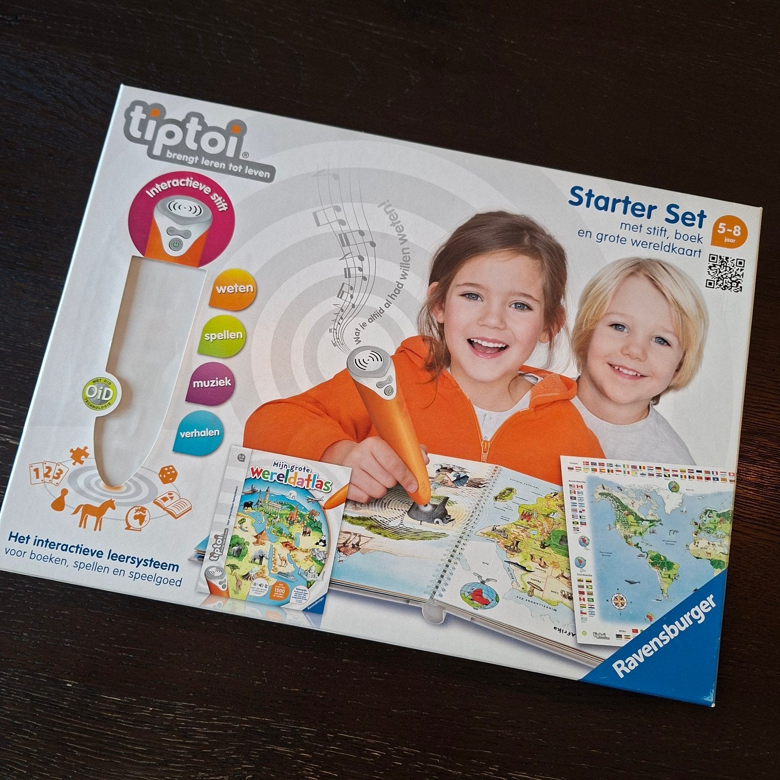 Tiptoi Starter Set met Wereldatlas - Interactief Leersysteem, Ophalen of Verzenden, Nieuw, Taal en Lezen, Met geluid