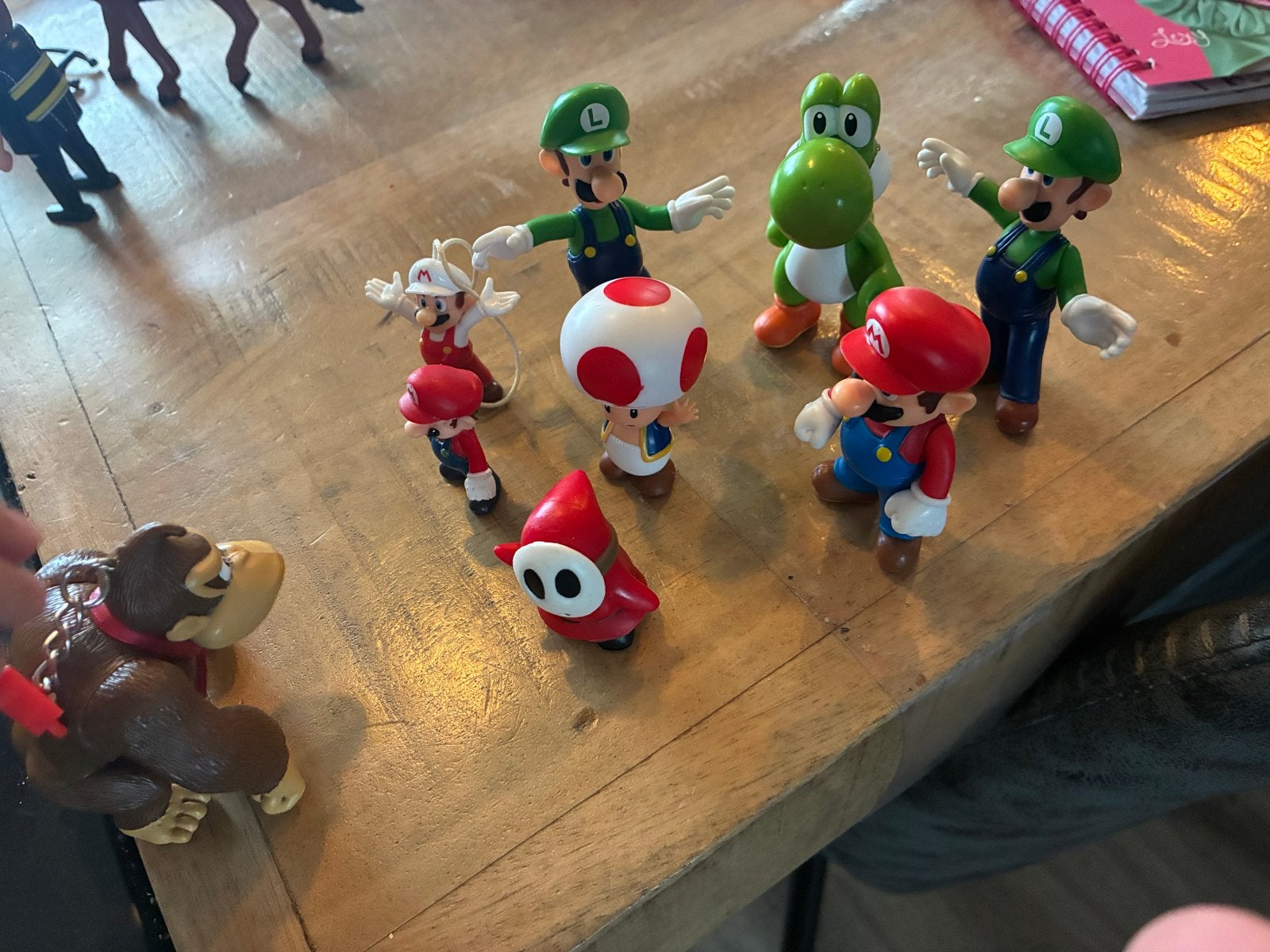 Mario Bros. Speelfiguren Set - Luigi, Yoshi, Toad, Mario, Sh, Ophalen of Verzenden, Gebruikt