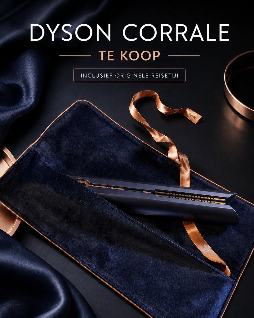 Dyson Corrale stijltang Vinca Blauw/Rosé – Nieuwstaat, Ophalen of Verzenden, Nieuw, Krultang of Stijltang