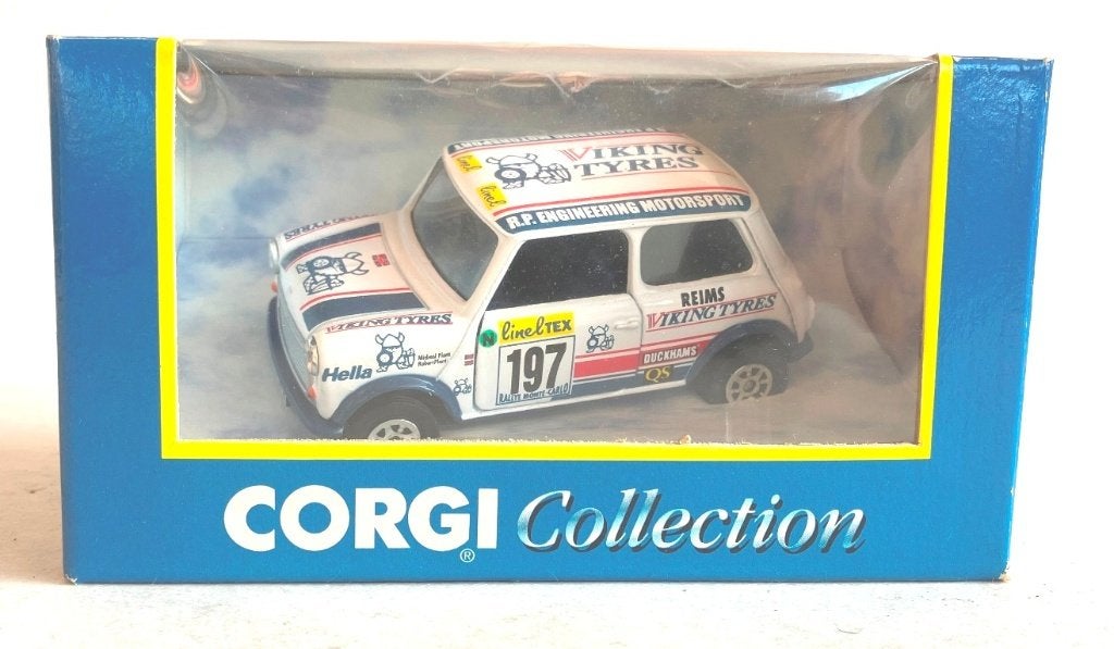 Mini Cooper VIKING TYRES Corgi # 04401., Ophalen of Verzenden, Zo goed als nieuw, Auto