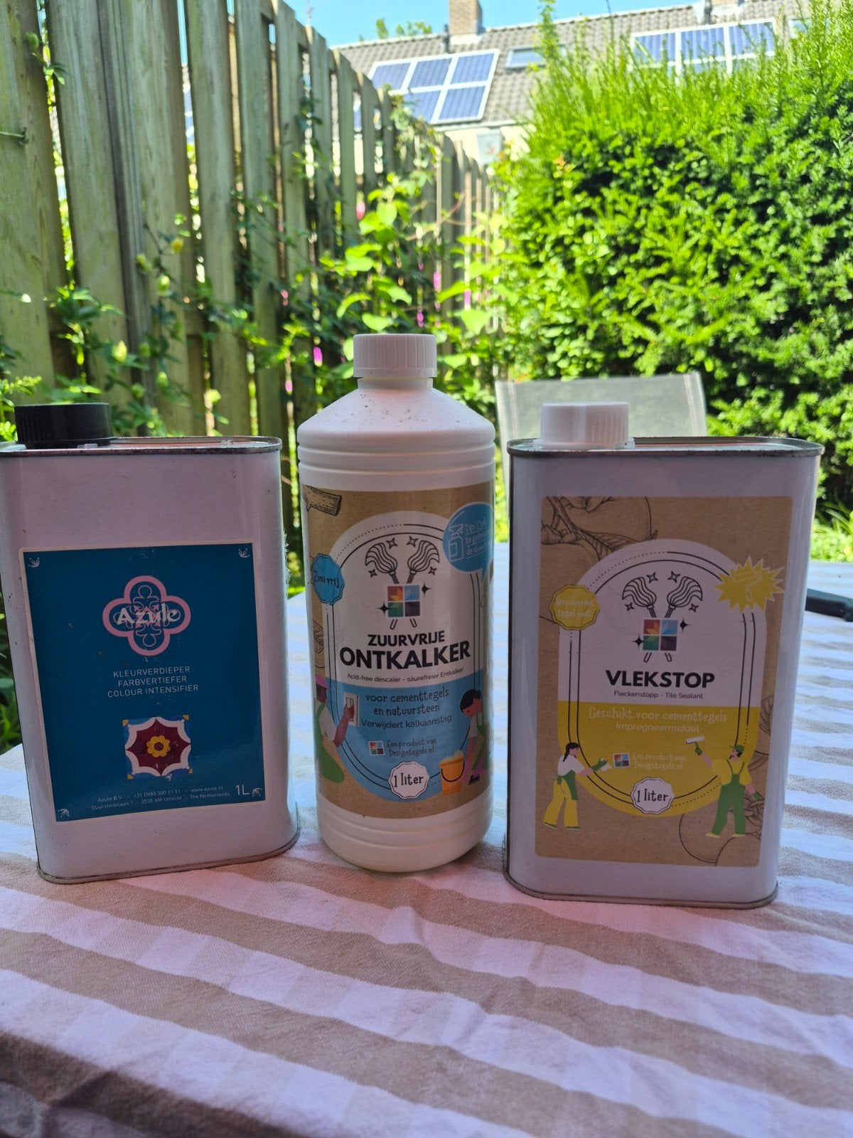 Azule Kleurverdieper, Zuurvrije Ontkalker & Vlekstop, Ophalen, Wit