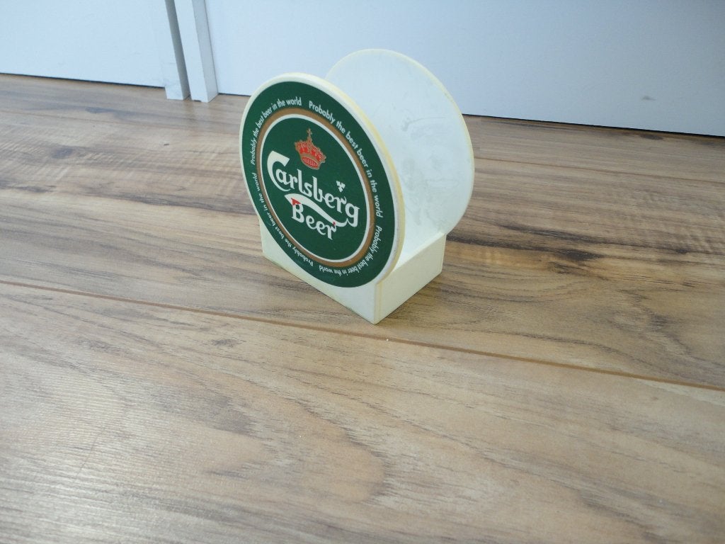 Bierviltjes houder Carlsberg, Verzamelen, Ophalen of Verzenden, Gebruikt, Overige typen, Overige merken
