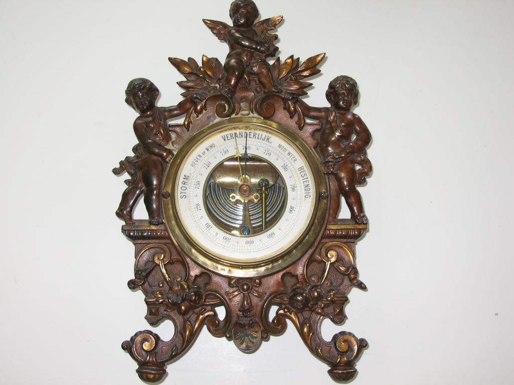 antieke barometer, Ophalen of Verzenden, Gebruikt