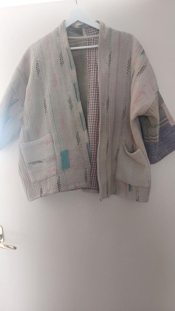 By bar jasje. unieke handgemaakte kantha jas - One size, Overige kleuren, Maat 42/44 (L), Zo goed als nieuw, Ophalen
