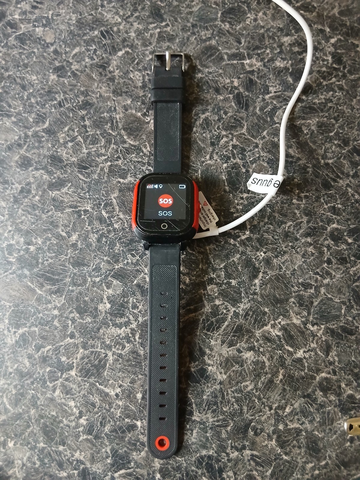 One Track Go Smartwatch (zonder simkaart), Gebruikt, Zwart, Ophalen of Verzenden, GPS