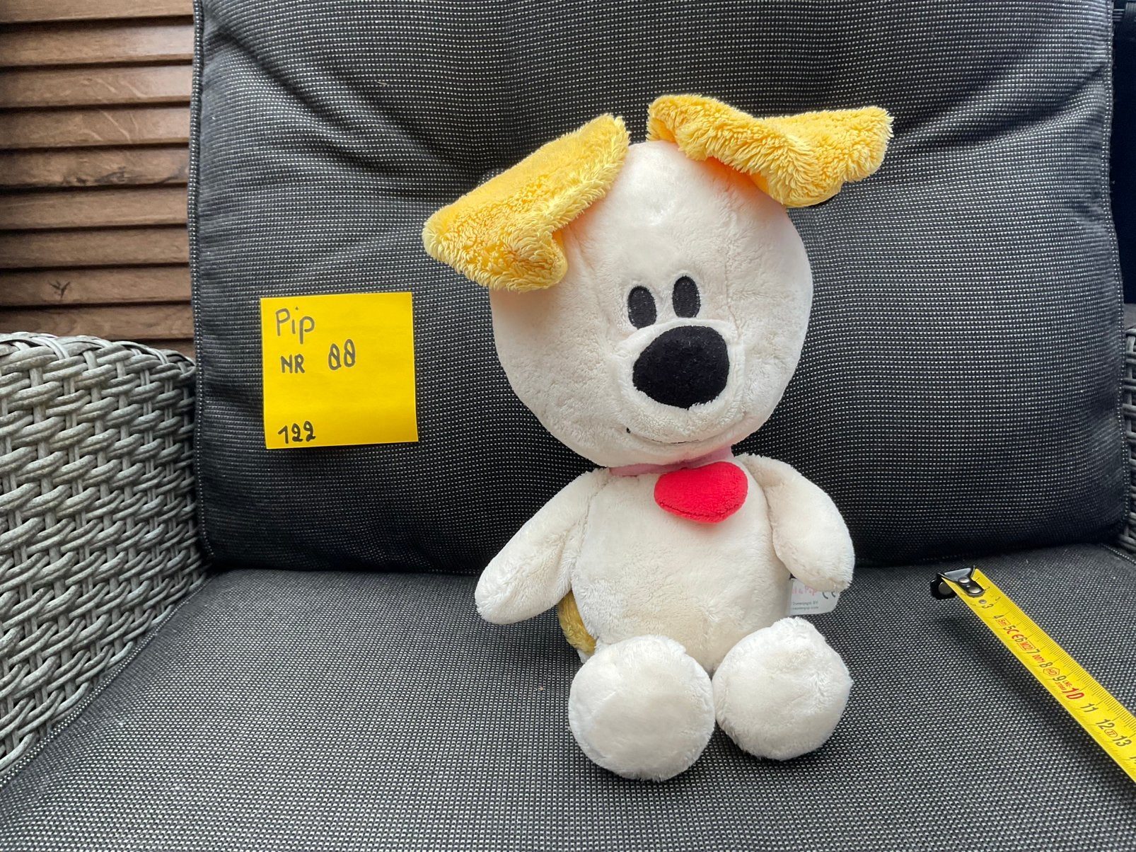 Nieuwe zgan Pip knuffel ca 30cm van Woezel en Pip, Overige karakters, Ophalen, Nieuw, Hond