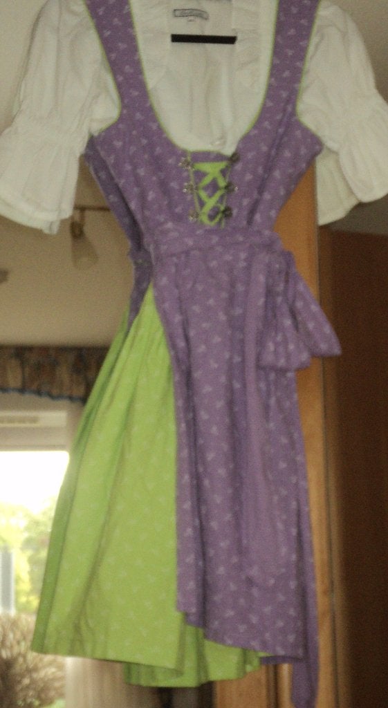 Prachtige dirndl, maat 40, Ophalen of Verzenden, Zo goed als nieuw, Maat 38/40 (M)
