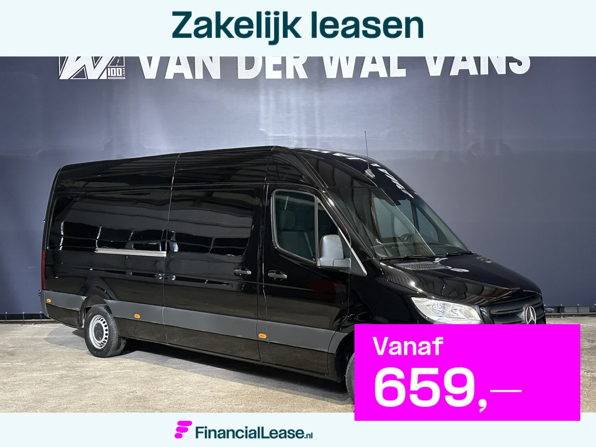 Mercedes-Benz Sprinter 319 CDI 191pk 3.0L V6 L3H2 Euro6 Airc, Gebruikt, 190 pk, 2000 kg, Bedrijf