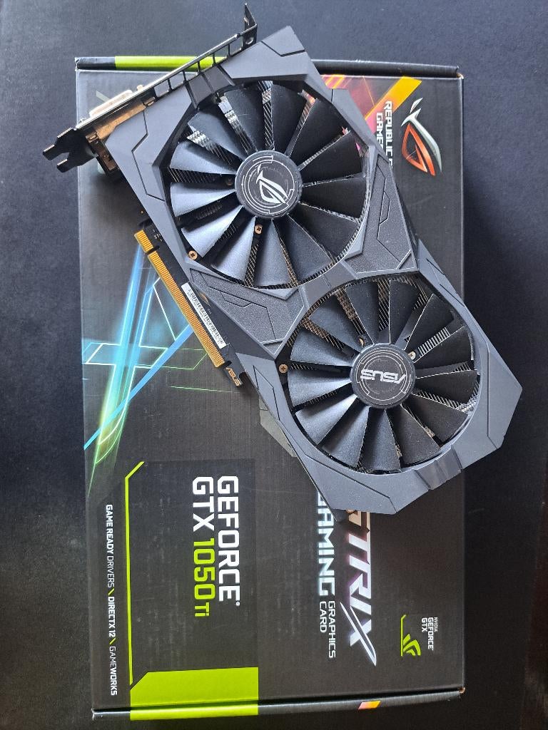 ASUS Geforce GTX 1050ti videokaart, Computers en Software, Videokaarten, Ophalen, PCI-Express 3, Gebruikt, HDMI
