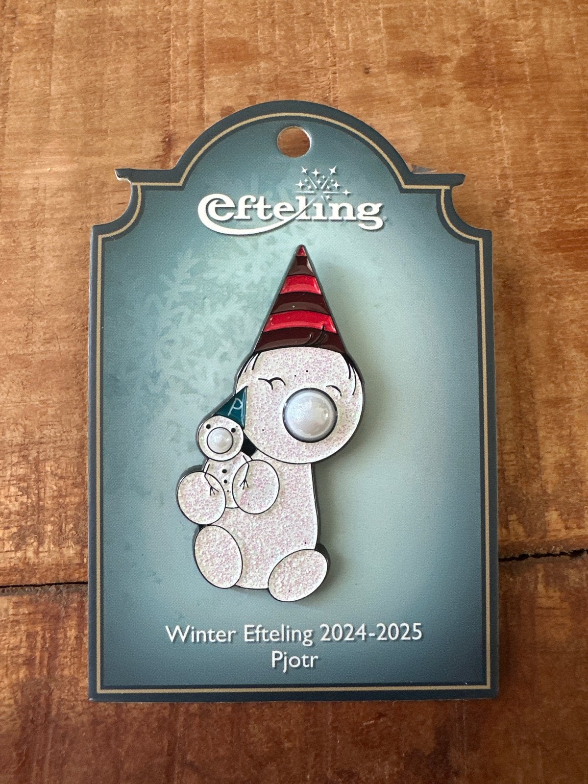 Winter Efteling 2024-2025 Pjotr pin, Verzamelen, Efteling, Ophalen, Nieuw, Button of Speldje