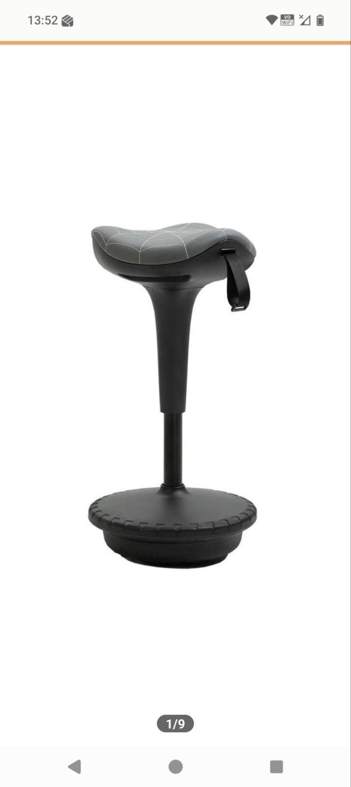 ergonomische wiebelkruk, Ophalen, Zo goed als nieuw, Grijs