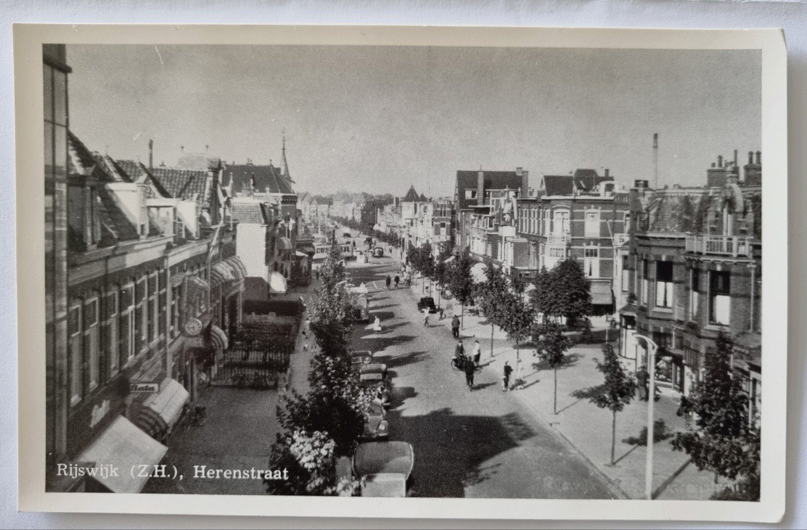 Krt.167. Rijswijk. Herenstraat. Echte foto, Verzamelen, Ophalen of Verzenden, Voor 1920, Ongelopen, Zuid-Holland