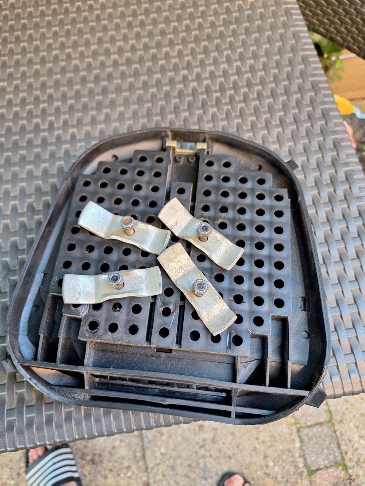 SHAD SH29 Topkoffer Scooter/Motor - Zwart/Zilver, Ophalen, Gebruikt